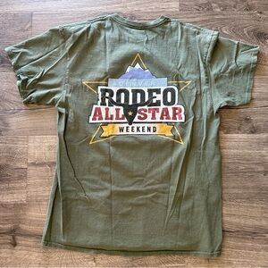 Denver Rodeo All Star Weekend Green Tee
